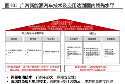 图10:广汽新能源汽车技术及应用达到国内领先水平