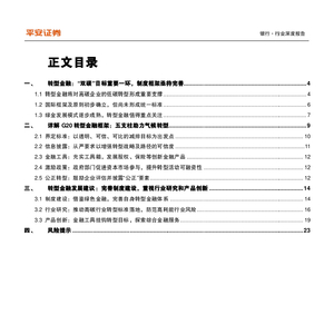 绿色金融系列（八）-把握G20共识下的转型金融发展新机遇