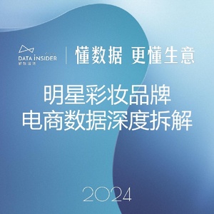 解数：2024明星彩妆品牌电商数据深度拆解报告