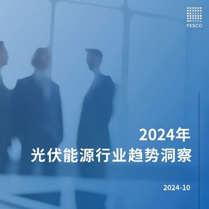 FESCO：2024光伏能源行业趋势洞察报告