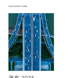 汽车2035：软件定义时代的成功之道研究报告